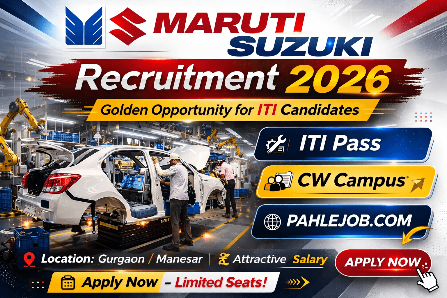 Maruti Suzuki CW Recruitment 2026